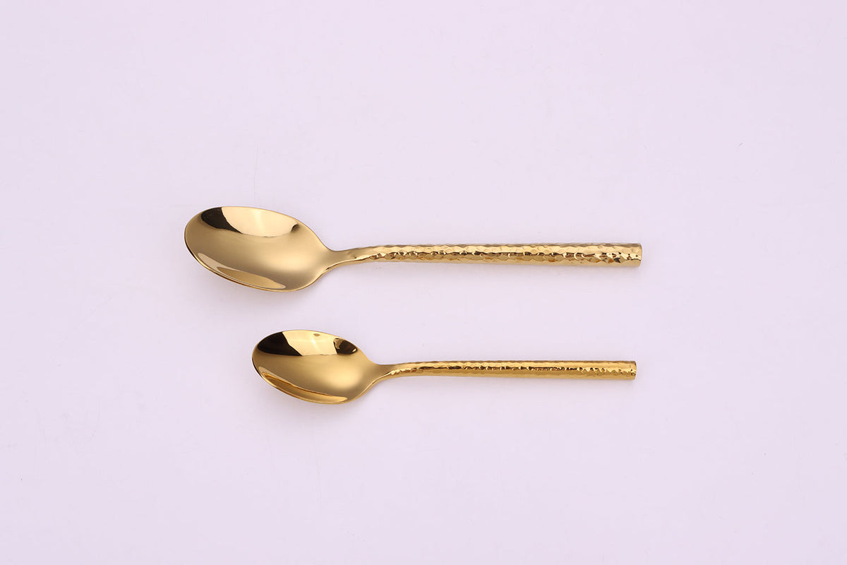 Pexo 20 Pc Gold Flatware Set, Service for 4