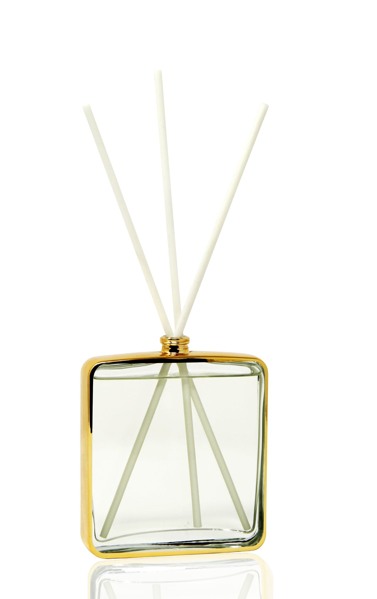 Gold Framed Square Shaped Diffuser, "Lily of the Valley" Scent