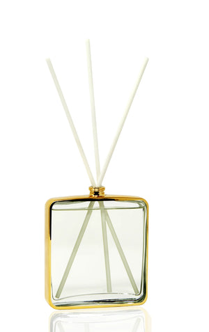 Gold Framed Square Shaped Diffuser - Lily of the Valley Scent