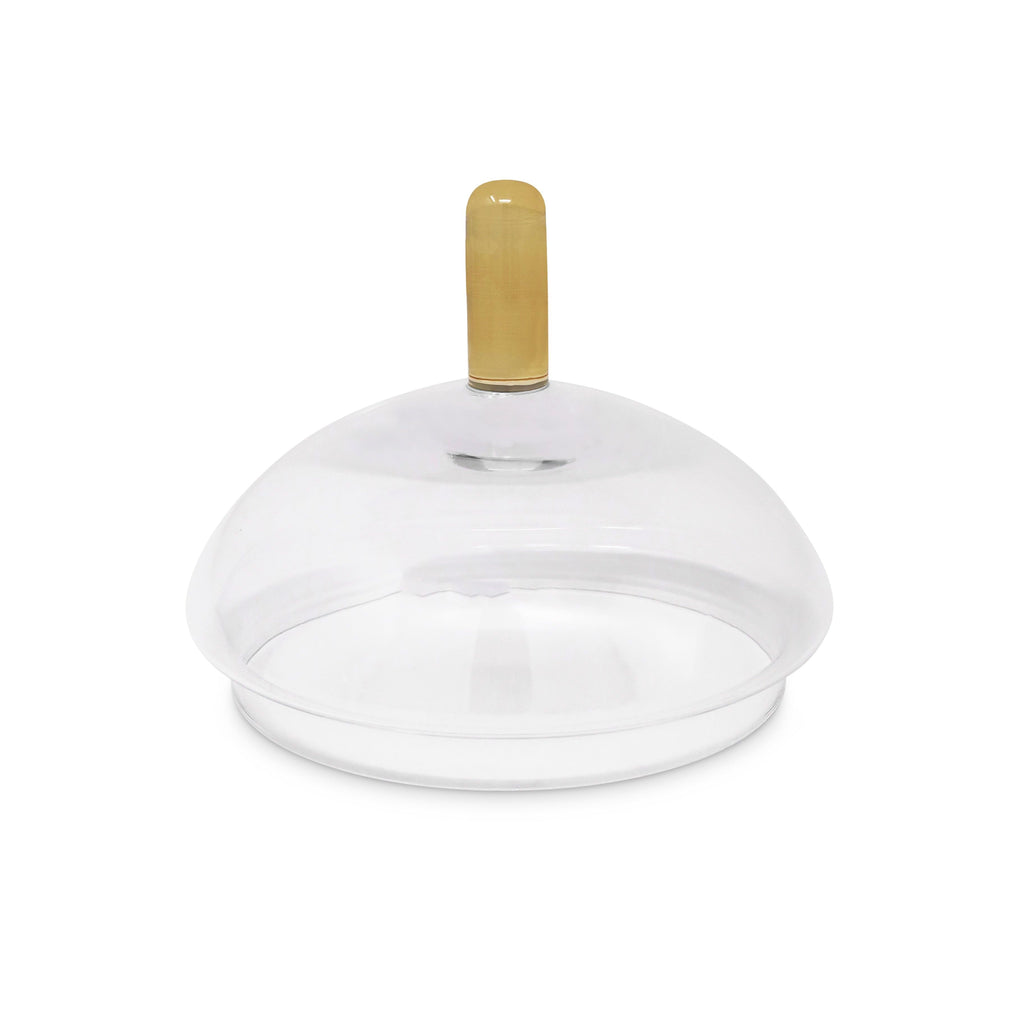 Jar with Gold Stem and Knob