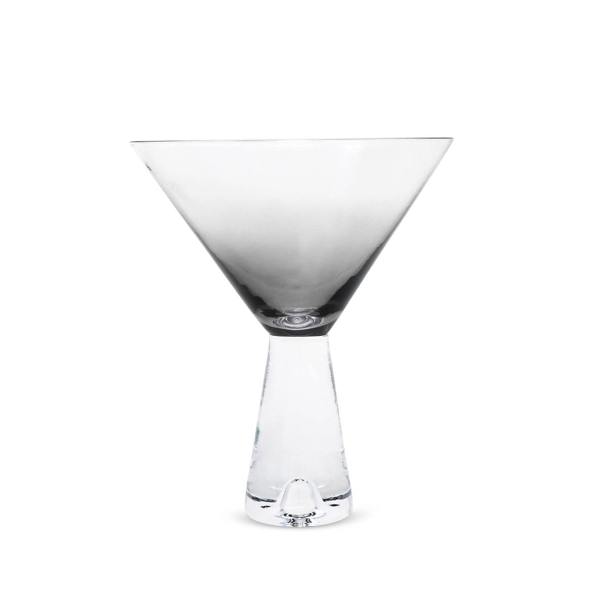 Set of 6 Ombré Smoke Martini Cups