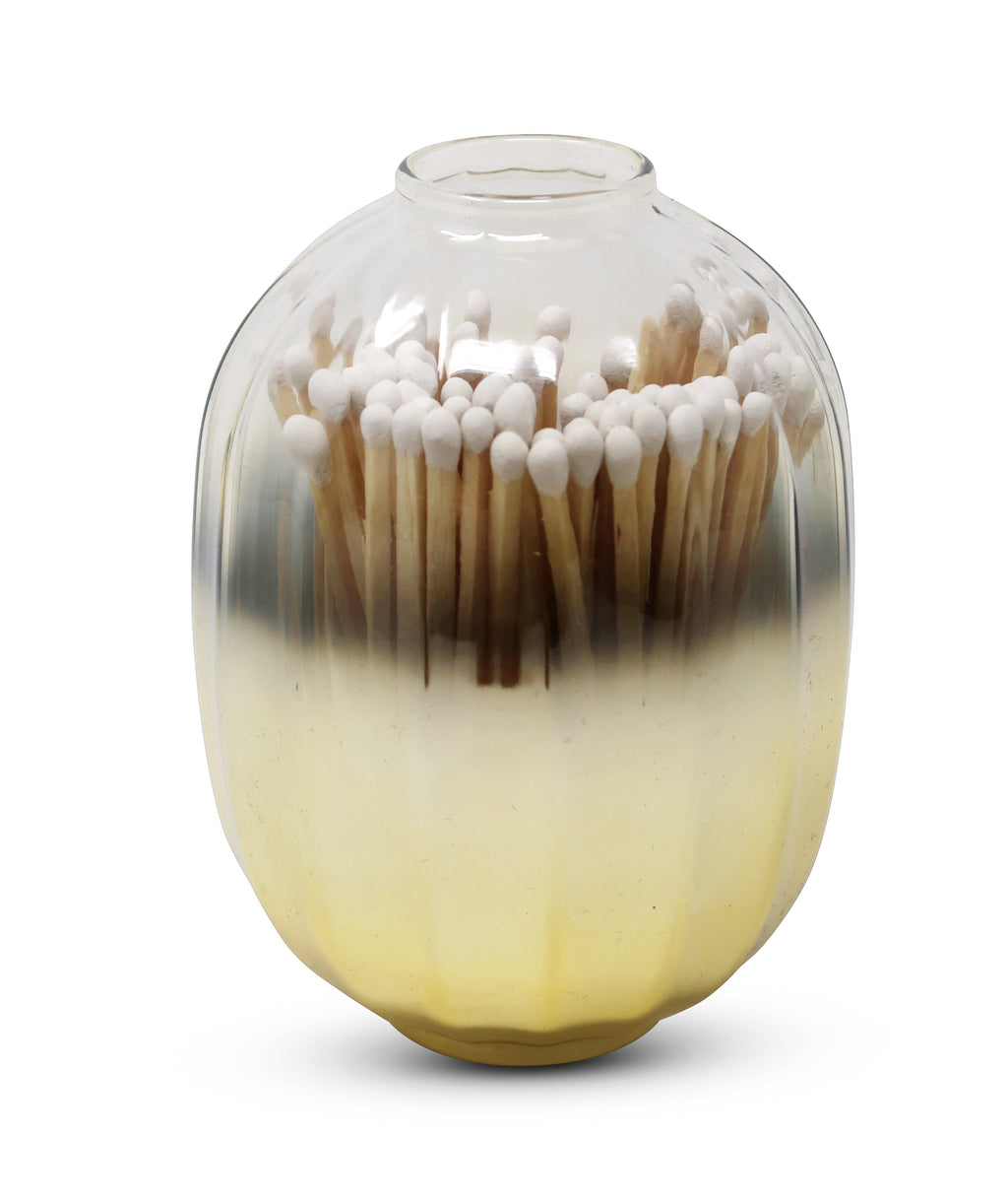 Bottle Match Holder with White Tip Matches
