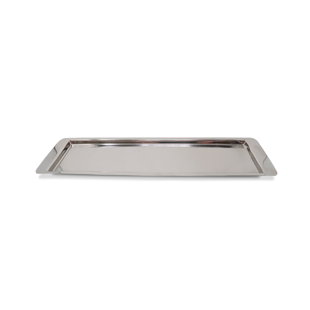 3 Bowl Stainless Steel Relish Dish on Tray, 17.25"L