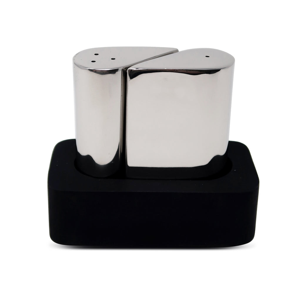 Salt and Pepper Set with Black Base