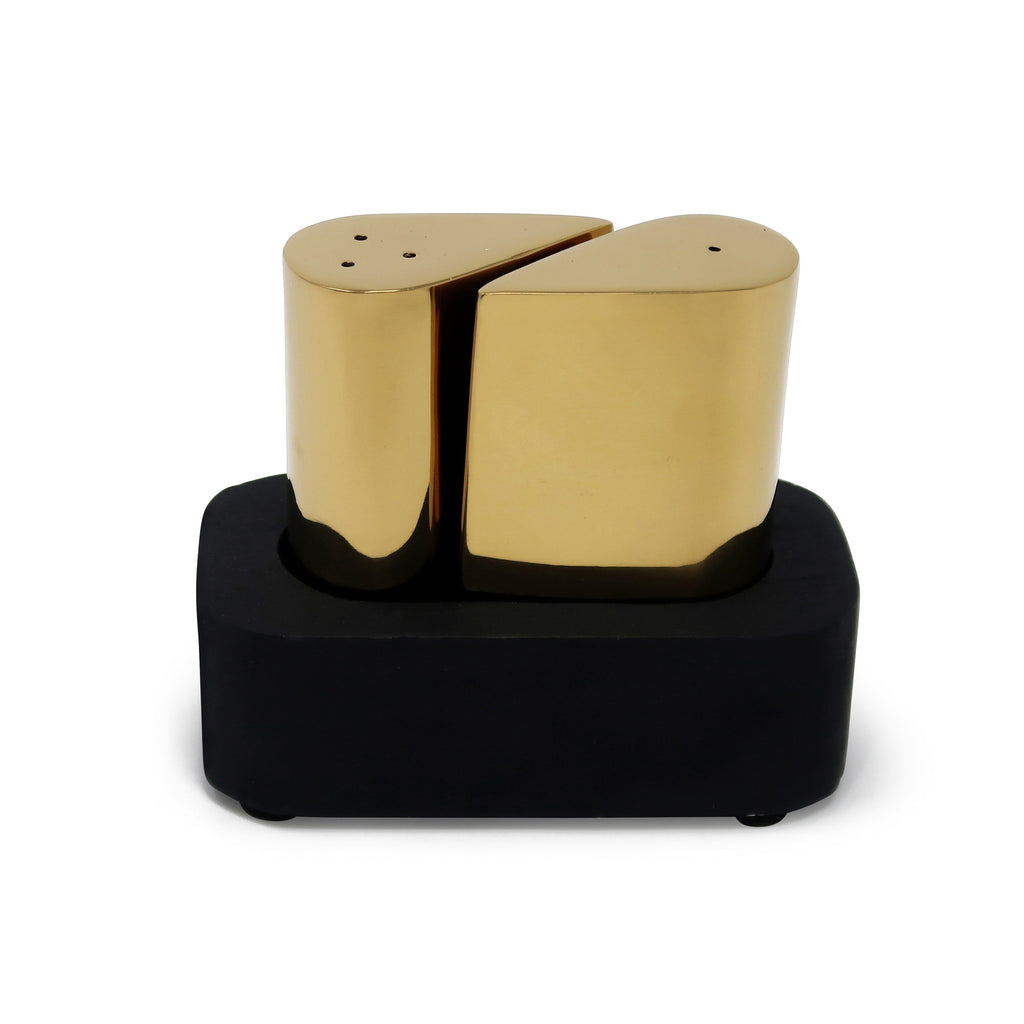 Salt and Pepper Set with Black Base