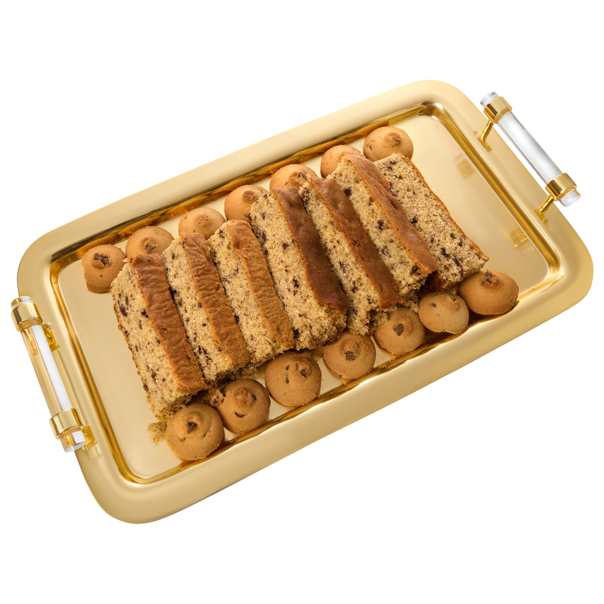 Rectangle Tray with Clear Handles