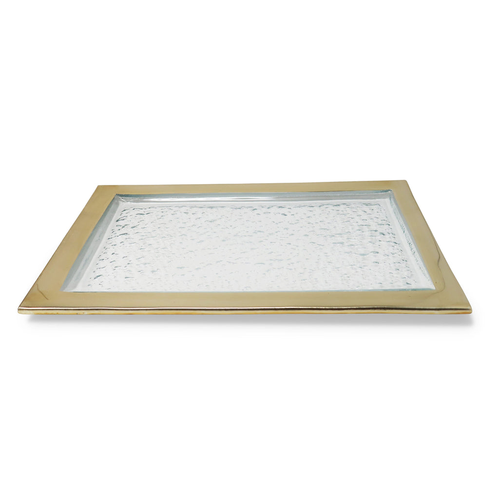 Oblong Tray with Gold Border (3 sizes)