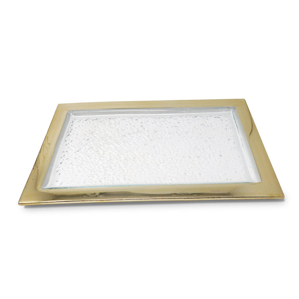 Oblong Tray with Gold Border (3 sizes)