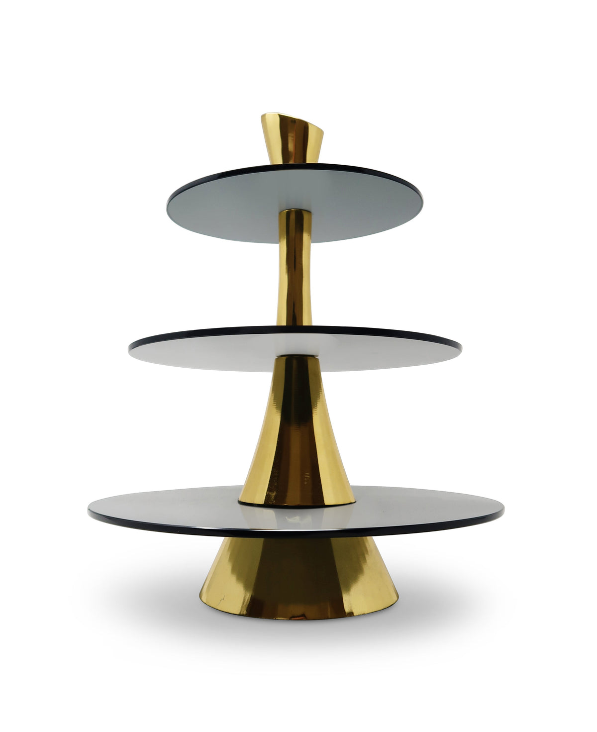 3 Tiered Cake Stand Centerpiece Gold