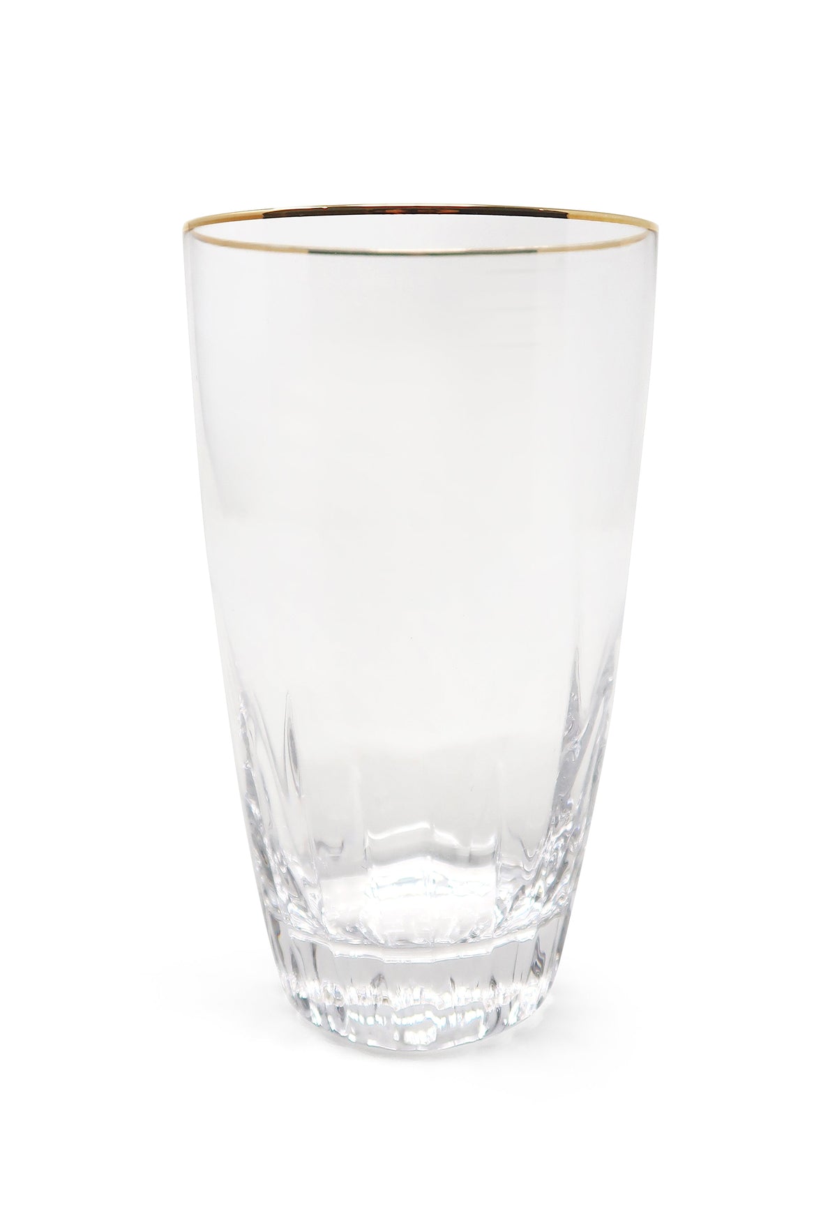 Set of 6 Optic Glasses with Gold Rim