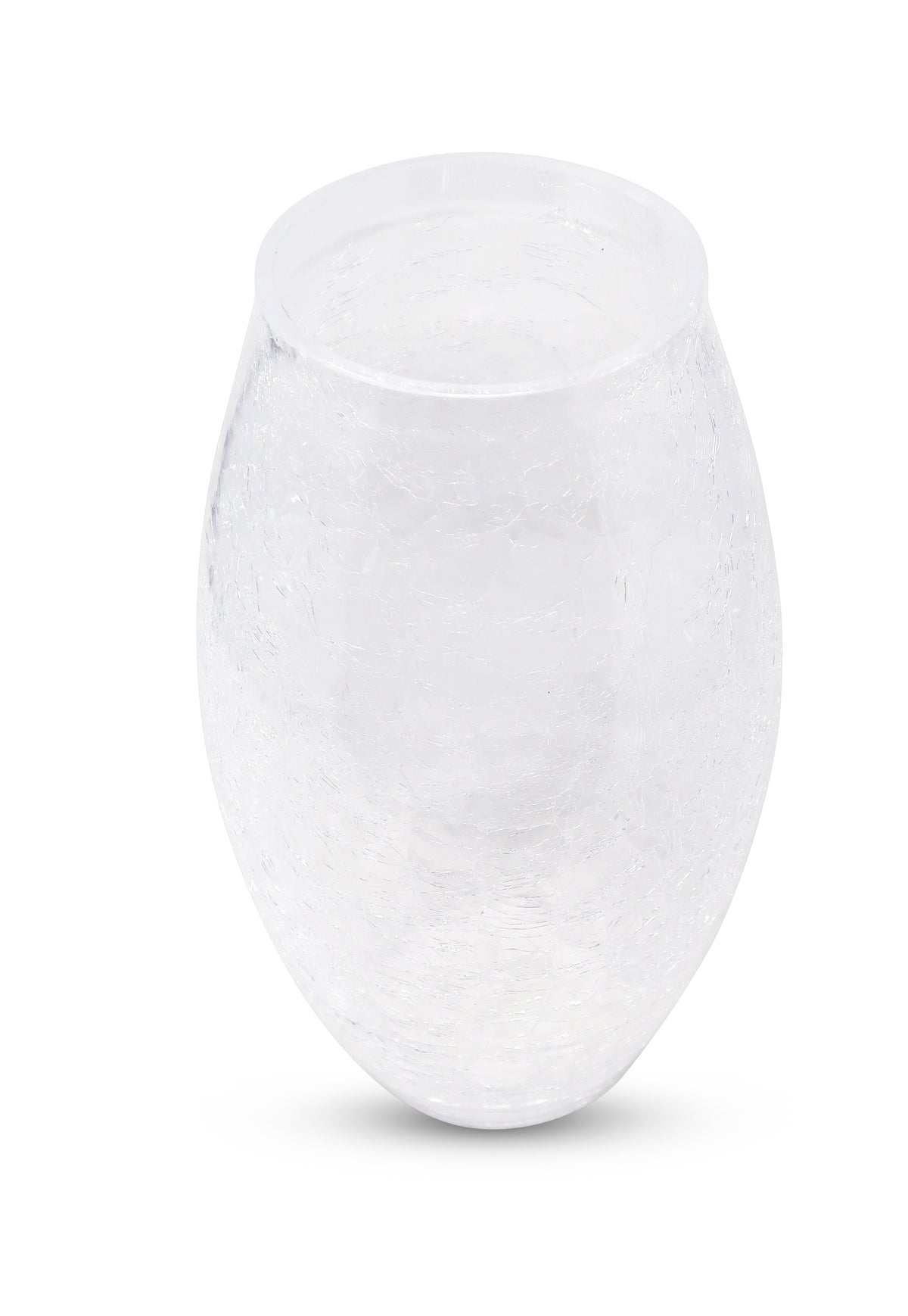 Liscio Ottico - 11" Centerpiece Vase with Cracked/Spiral Design