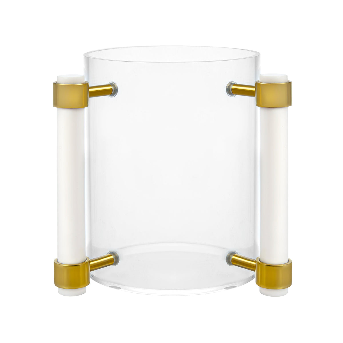 Acrylic Wash Cup with White/Clear/Marble Handles