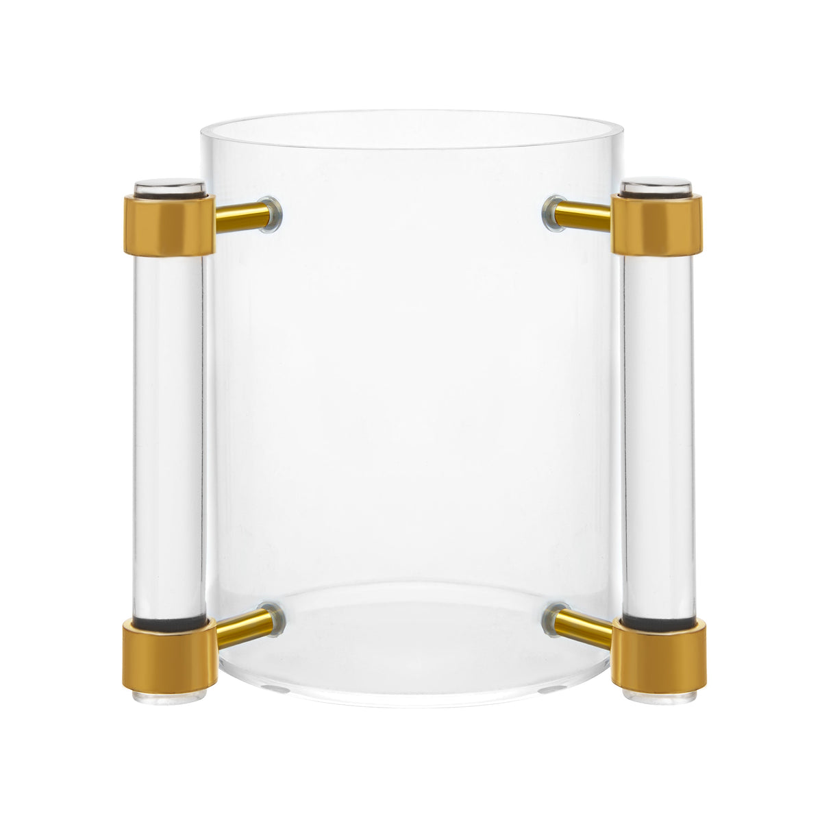 Acrylic Wash Cup with White/Clear/Marble Handles