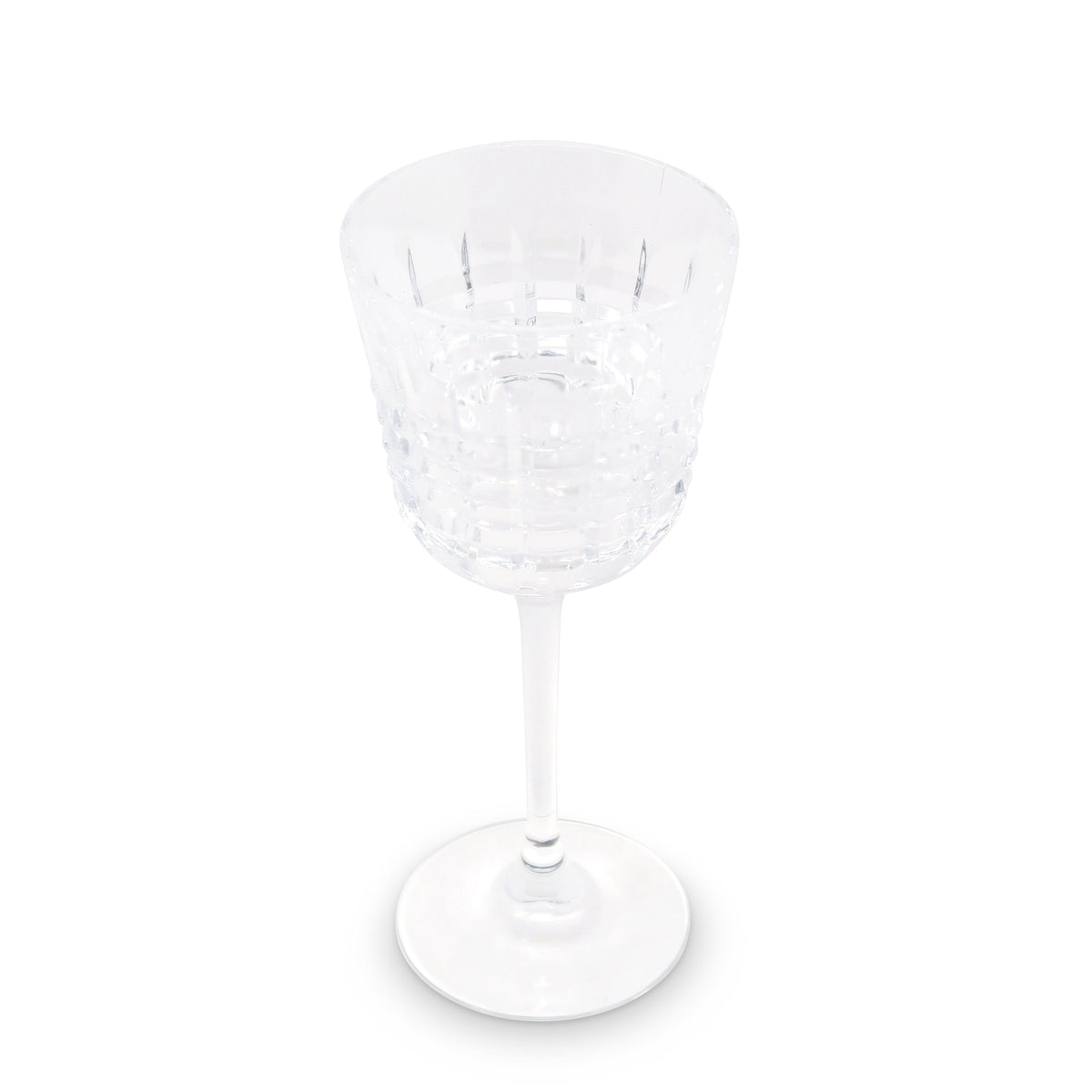 Liscio Ottico - Elegant Set of 6 Glass Glasses with Amber Shade on Bottom