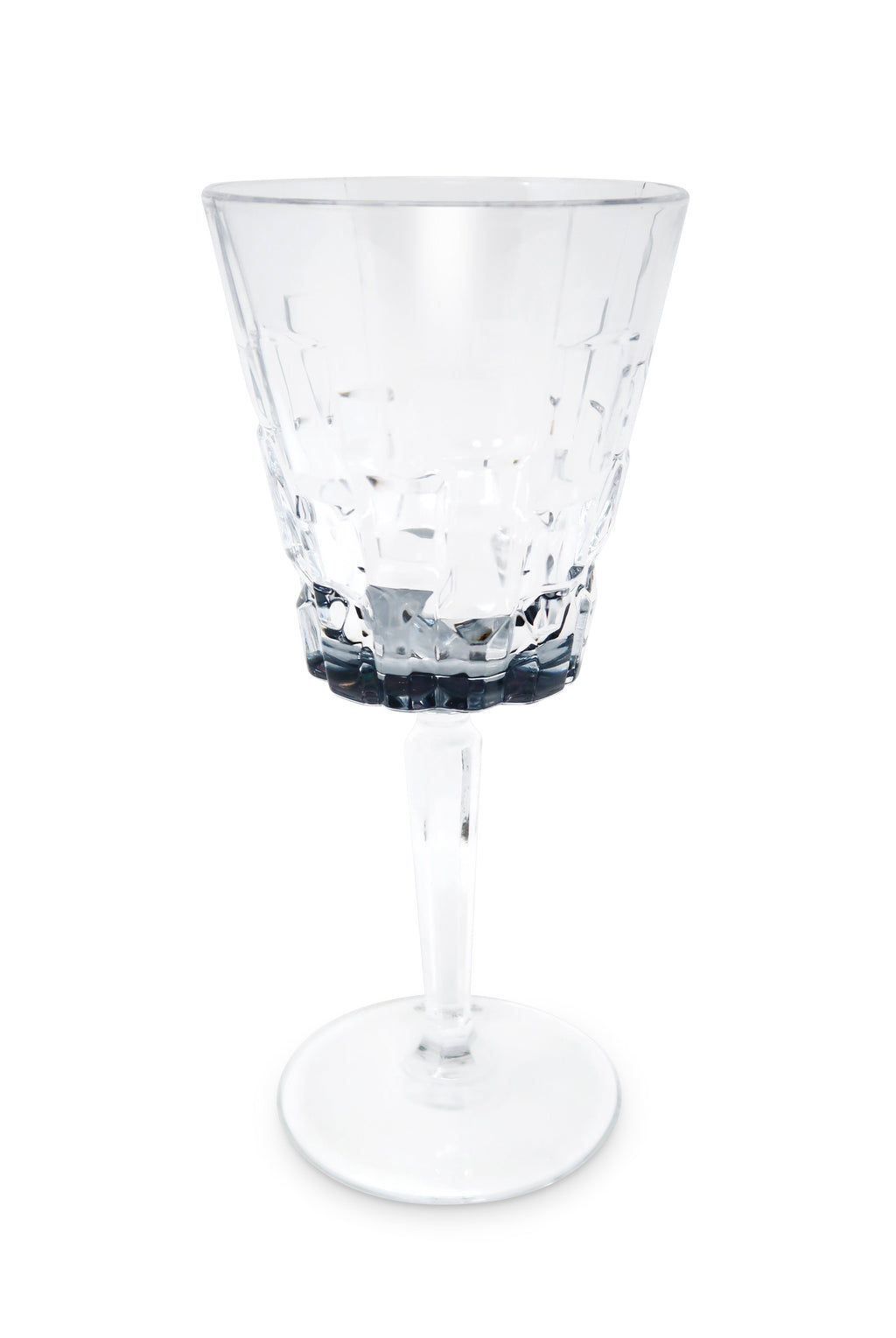 Liscio Ottico - Set of 6 Water Glasses with Block Design