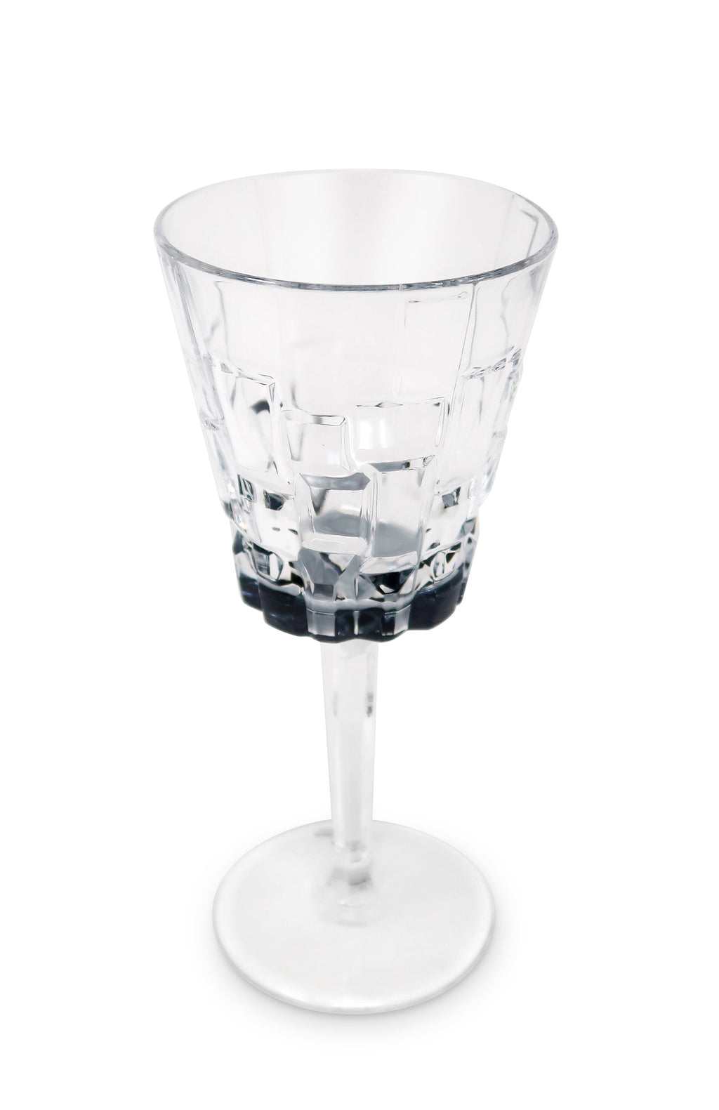 Liscio Ottico - Set of 6 Water Glasses with Block Design