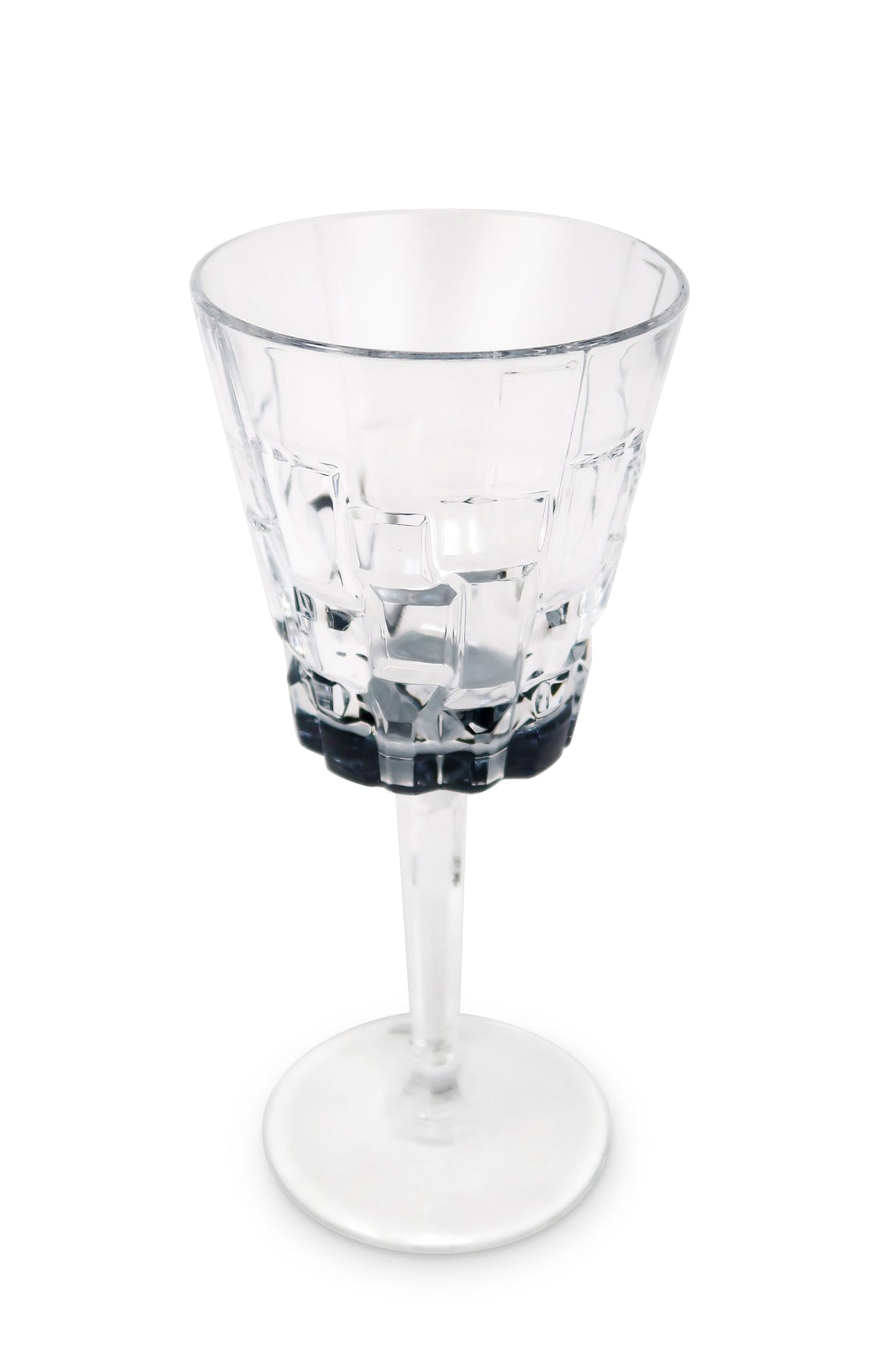 Liscio Ottico - Set of 6 Water Glasses with Block Design