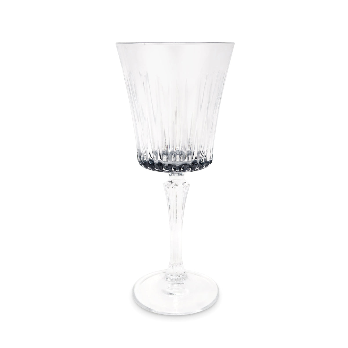 Liscio Ottico - Set of 6 Water Glasses with Linear Design