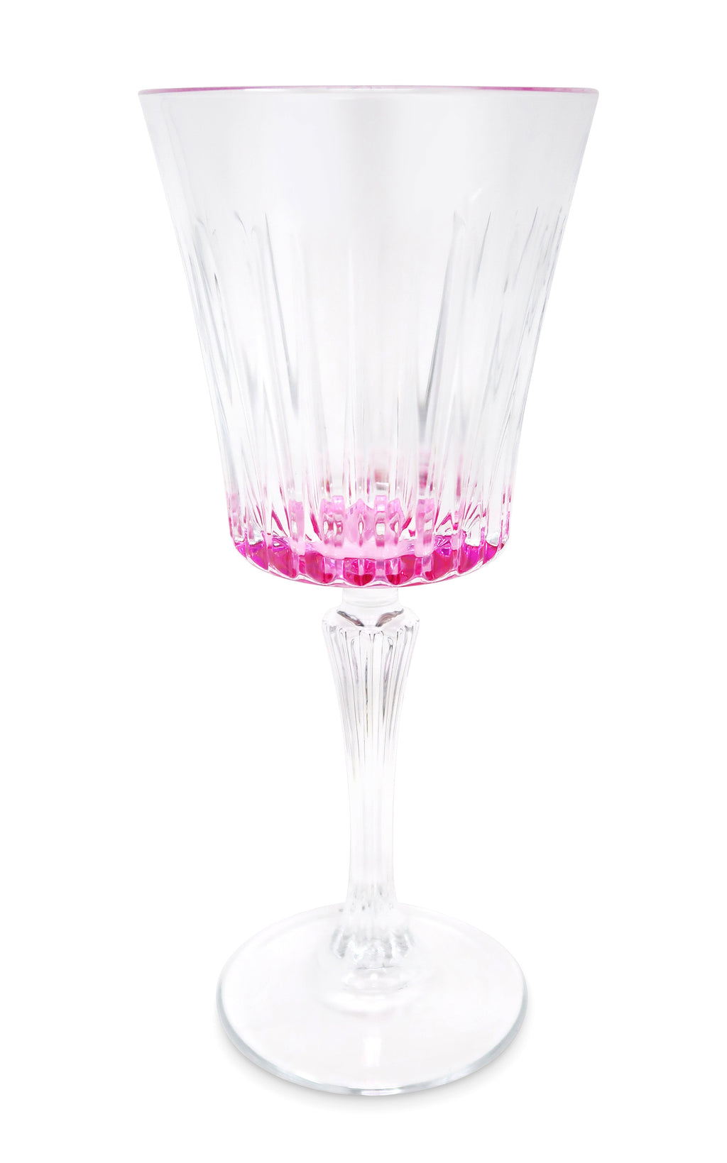 Liscio Ottico - Set of 6 Water Glasses with Linear Design