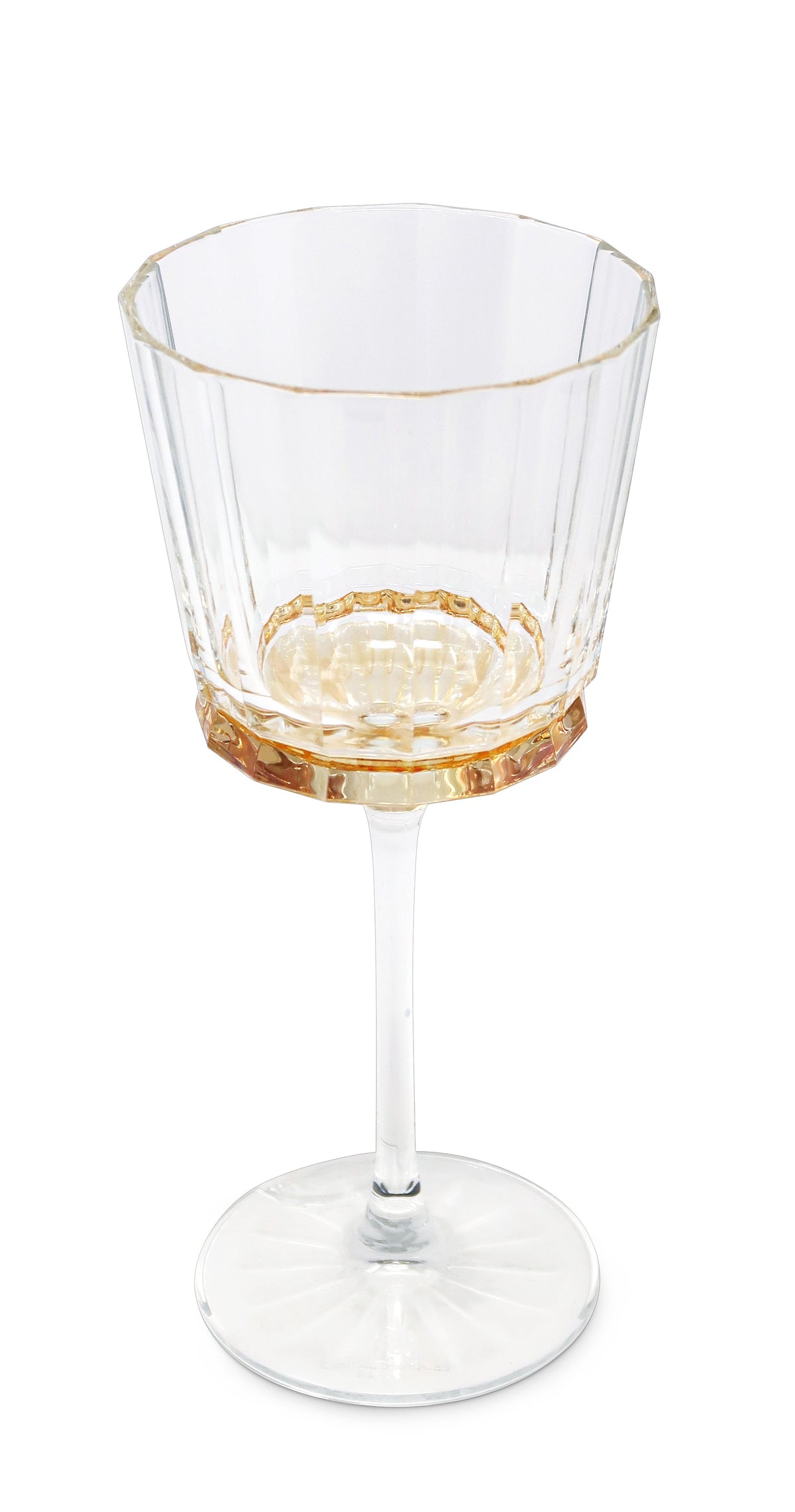 Liscio Ottico - Set of 6 Glasses with Linear Design and Shade on the Bottom