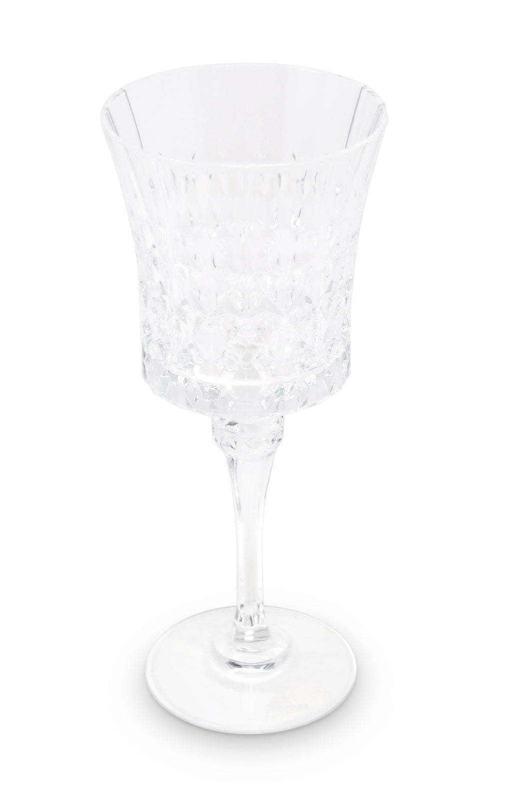 Liscio Ottico - Set of 6 Diamond Glasses with Smoked  Shade on the Bottom