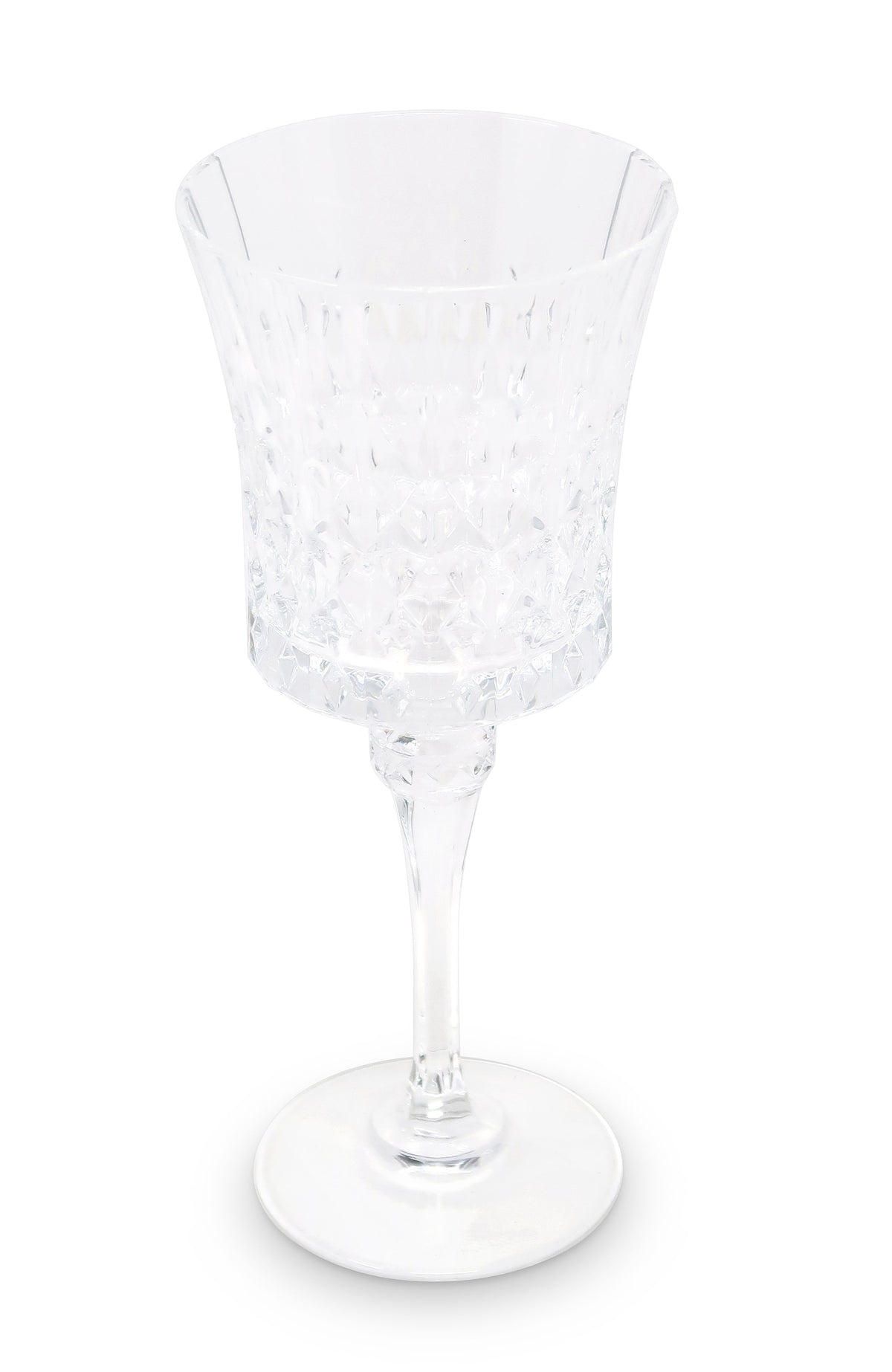 Liscio Ottico - Set of 6 Diamond Glasses with Smoked  Shade on the Bottom