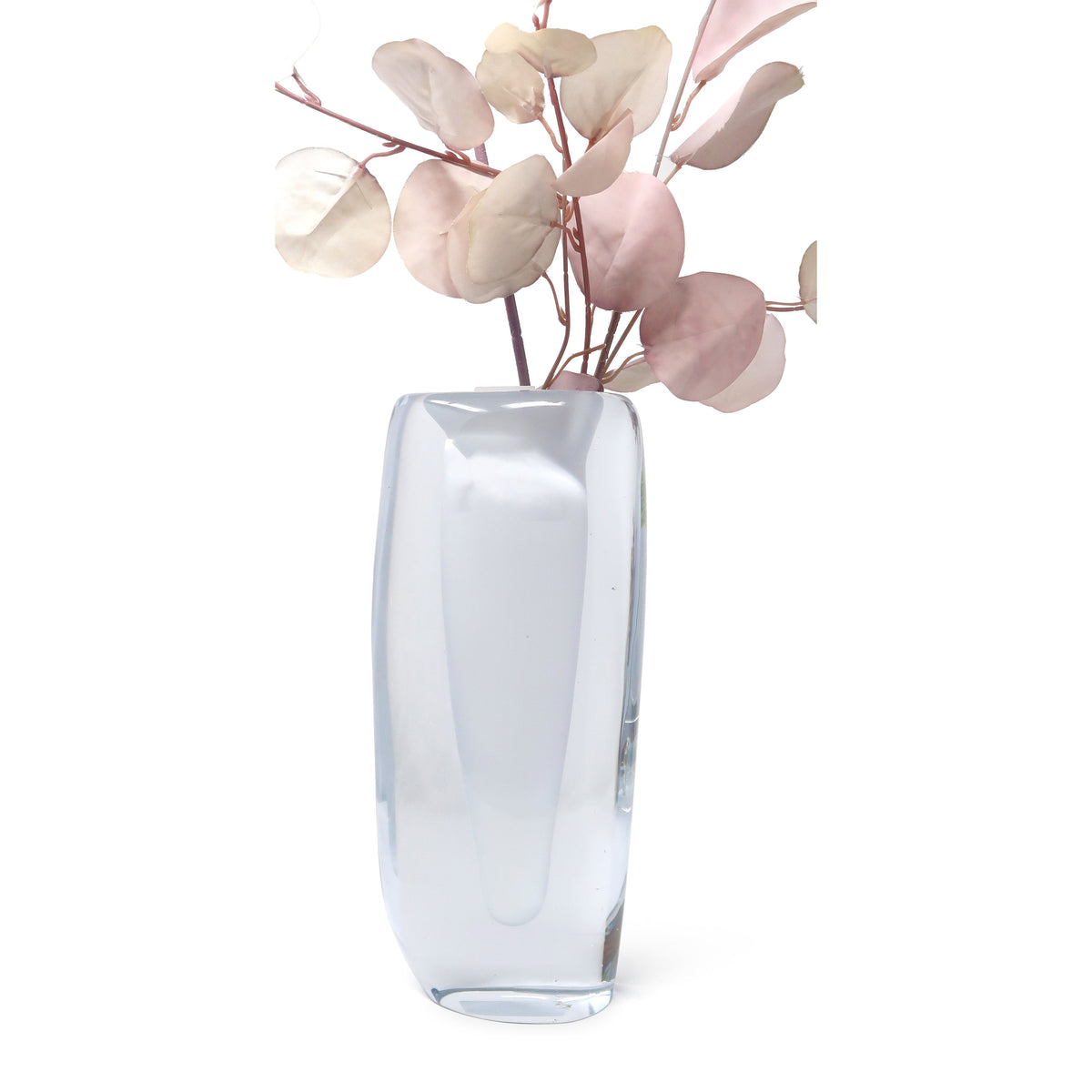 Glass Double Wall Vase, 11.5"H