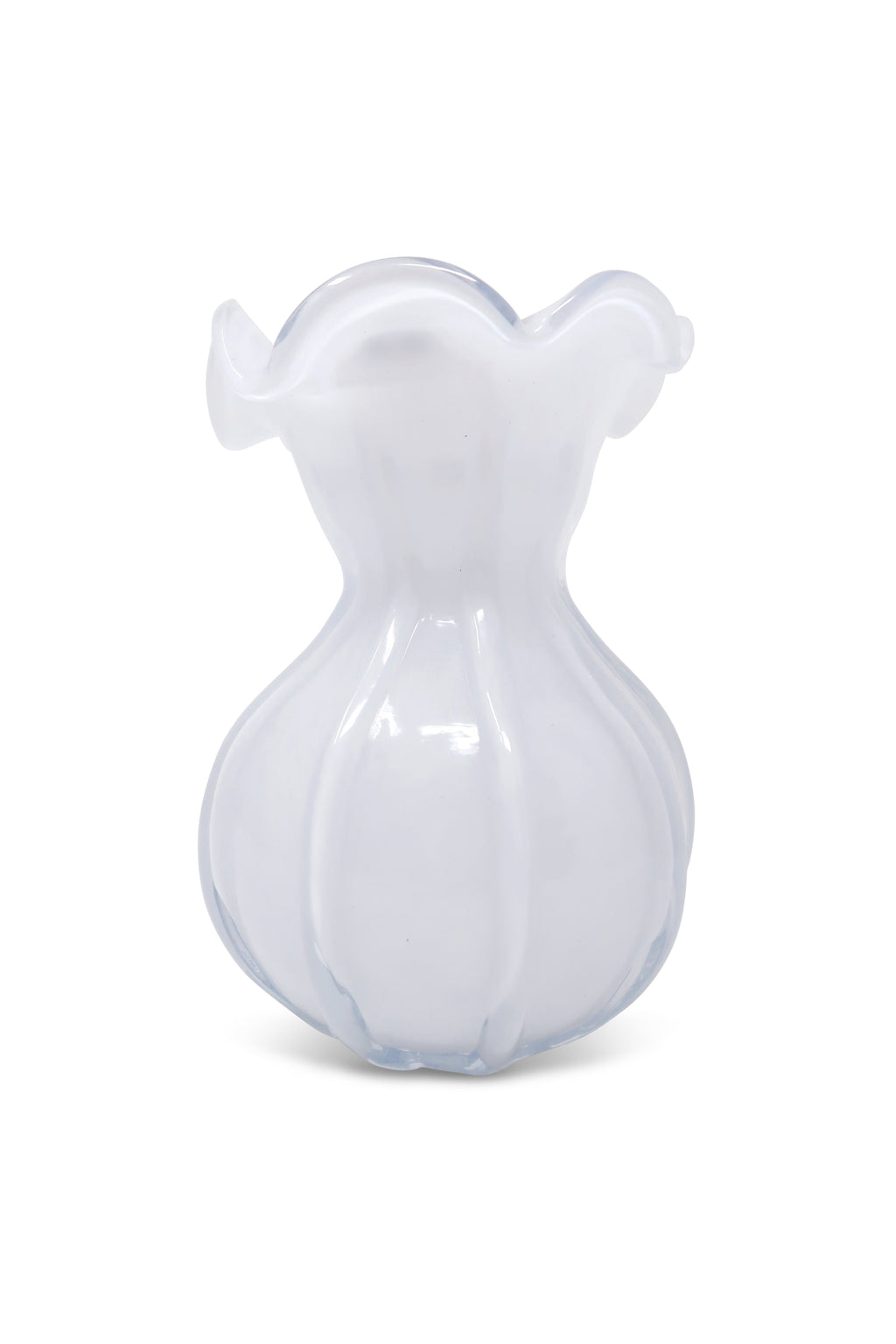 White Glass Vase (Available in 3 sizes)