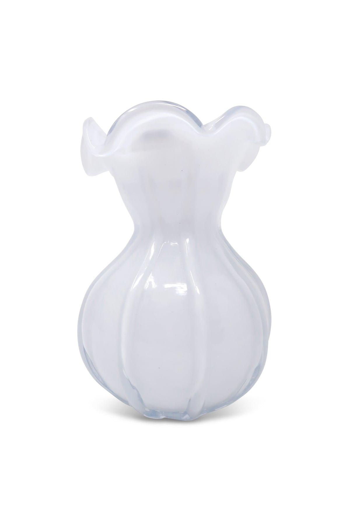 White Glass Vase (Available in 3 sizes)