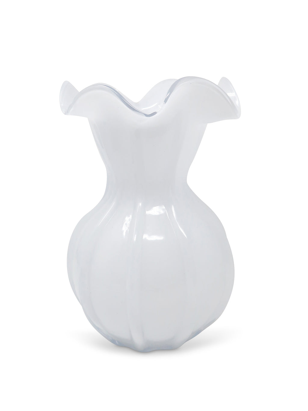 White Glass Vase (Available in 3 sizes)