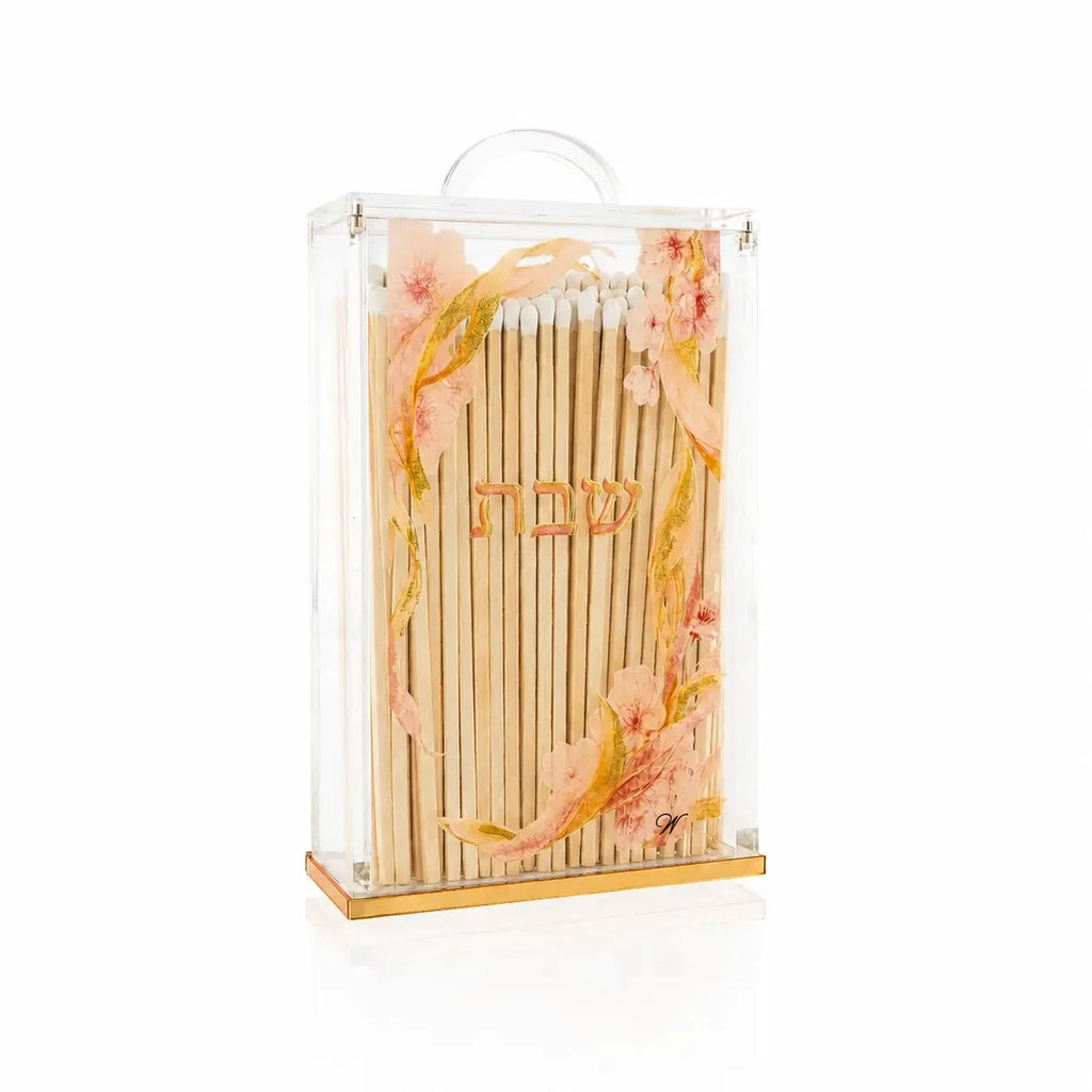 Watercolor Flowers Match Box Match Holder - Waterdale Collection