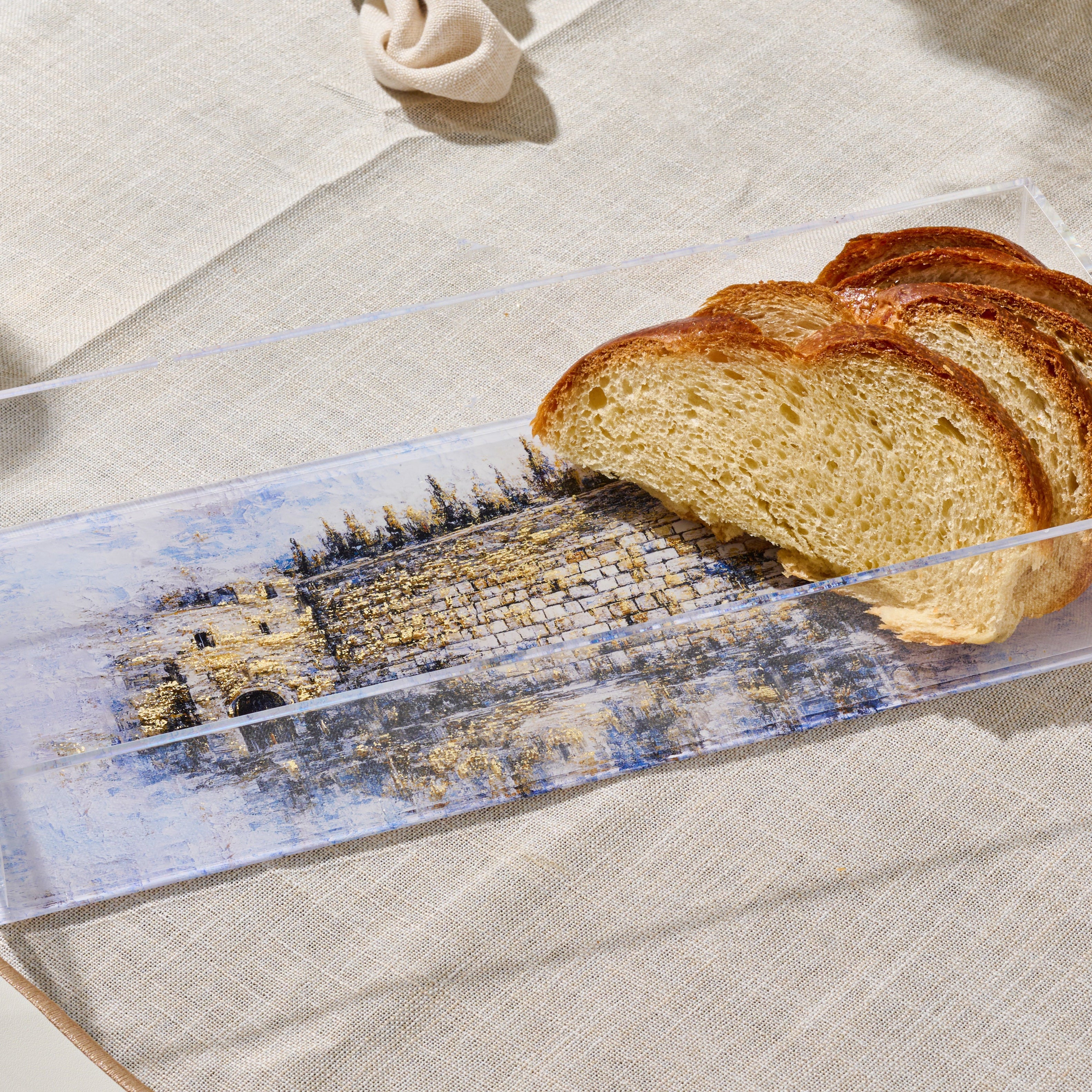 Kosel Teal Bread Tray Tray - Waterdale Collection