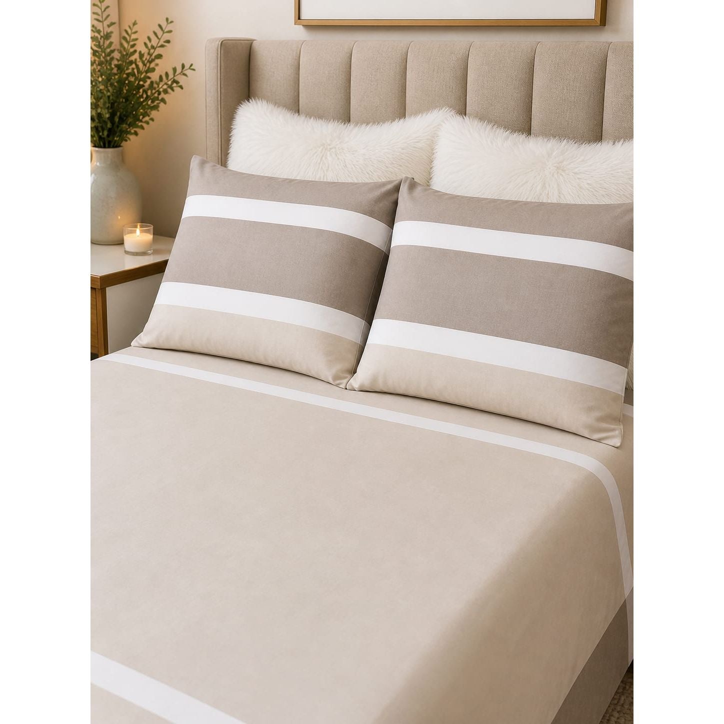 Symphony Beige by Cruise Duvet Cover Bedding Set
