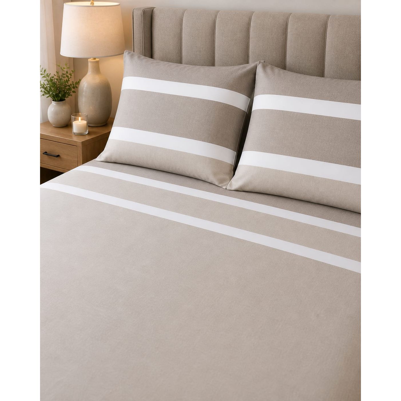 Symphony Beige by Cruise Duvet Cover Bedding Set
