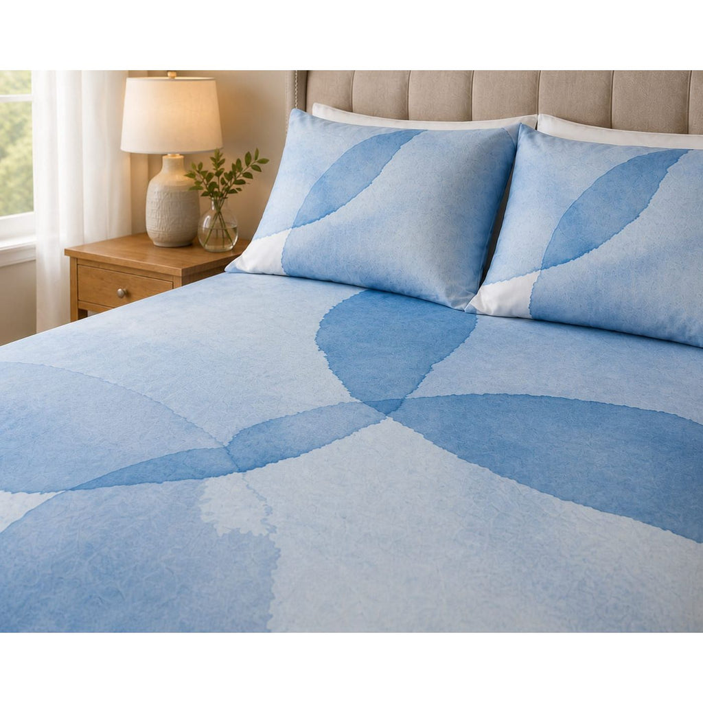 Bliss Blue by Cruise Duvet Cover Bedding Set