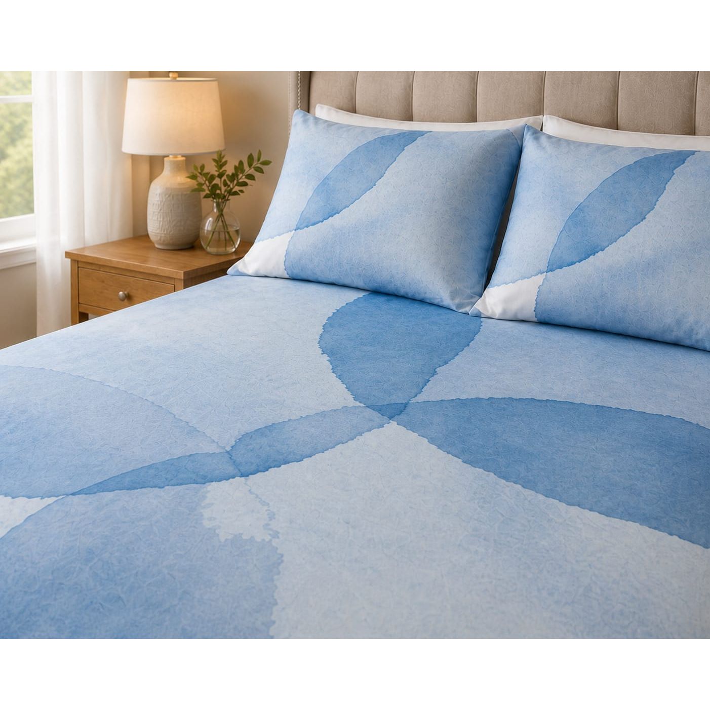 Bliss Blue by Cruise Duvet Cover Bedding Set