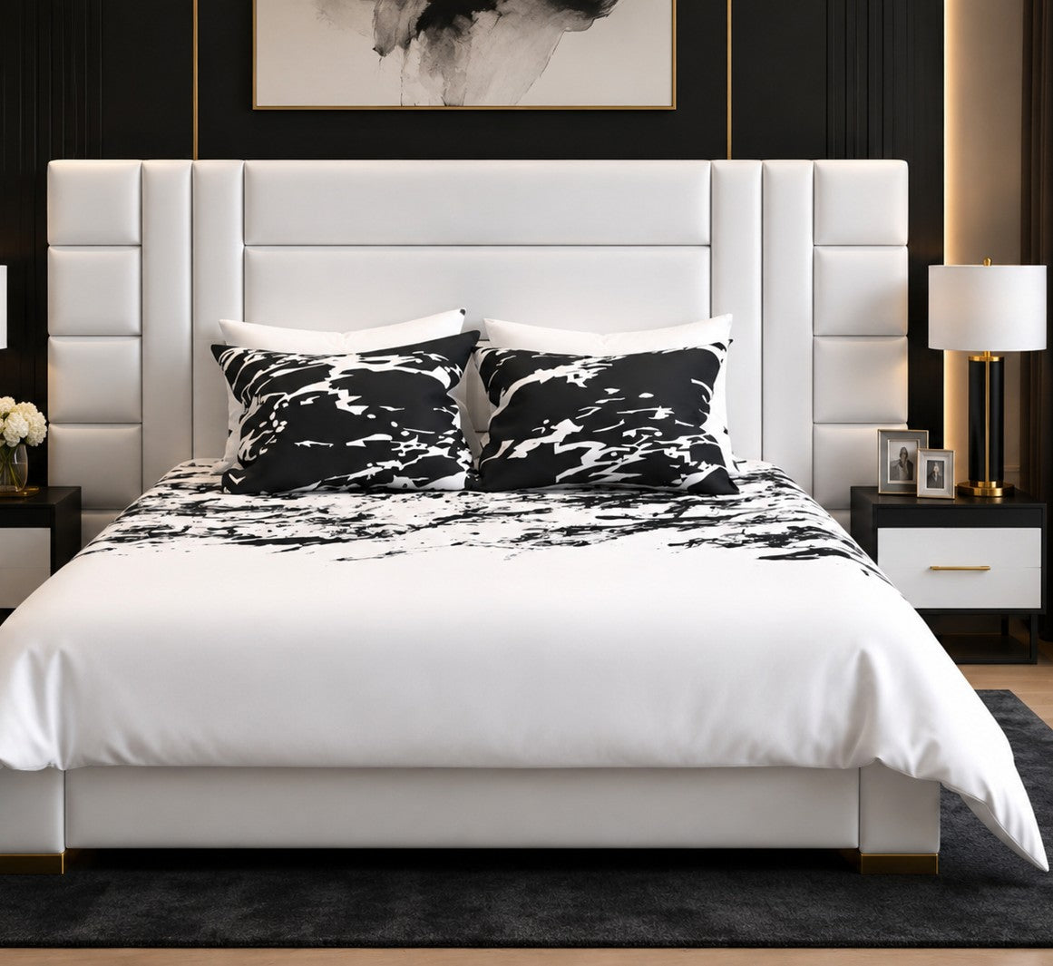 Vanderbilt Black Velvet Duvet Cover Bedding Set