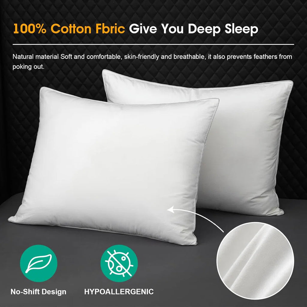 Mackenza 560 Fill Power White Down Pillow By Downright