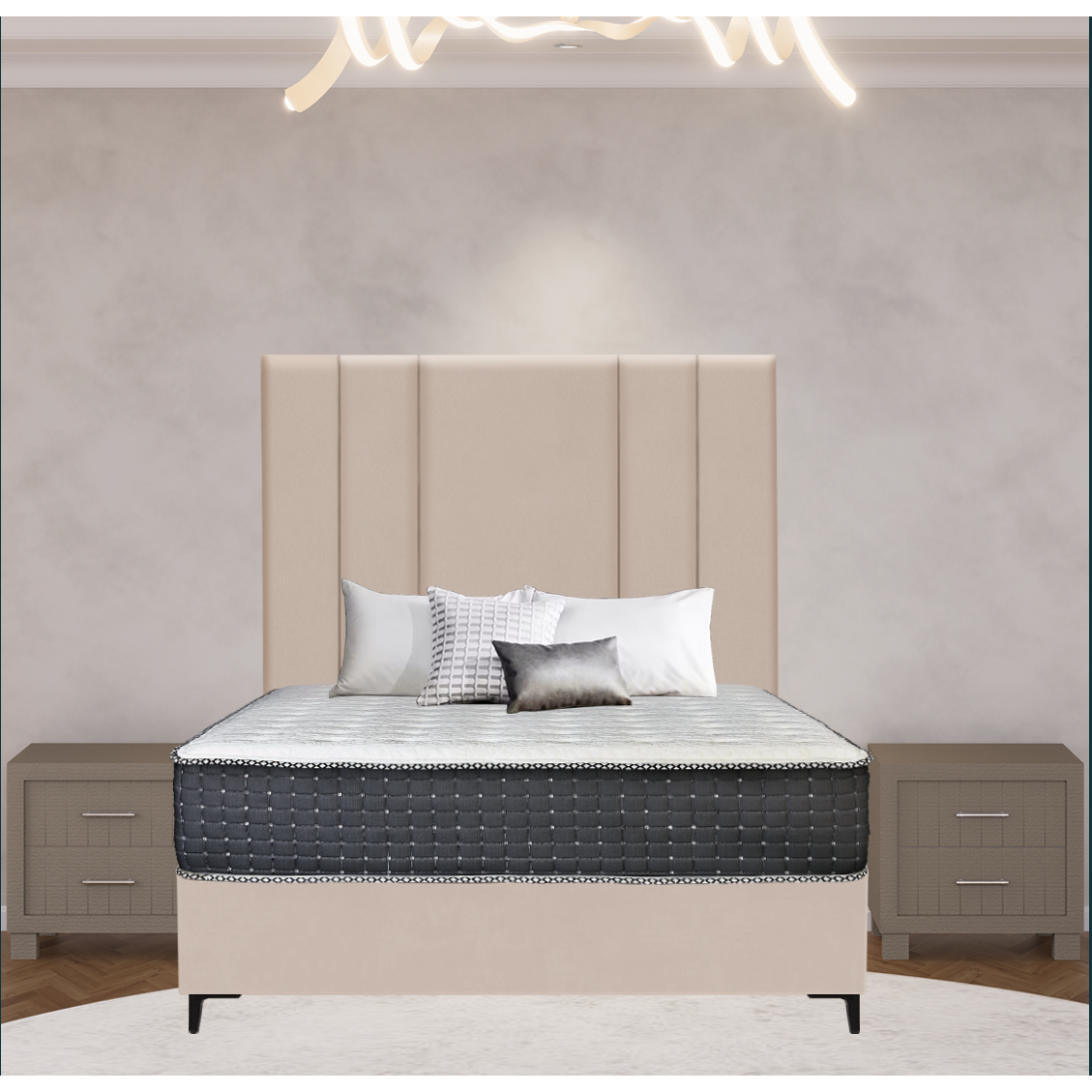 Windsor Skyline Bed and Headboard