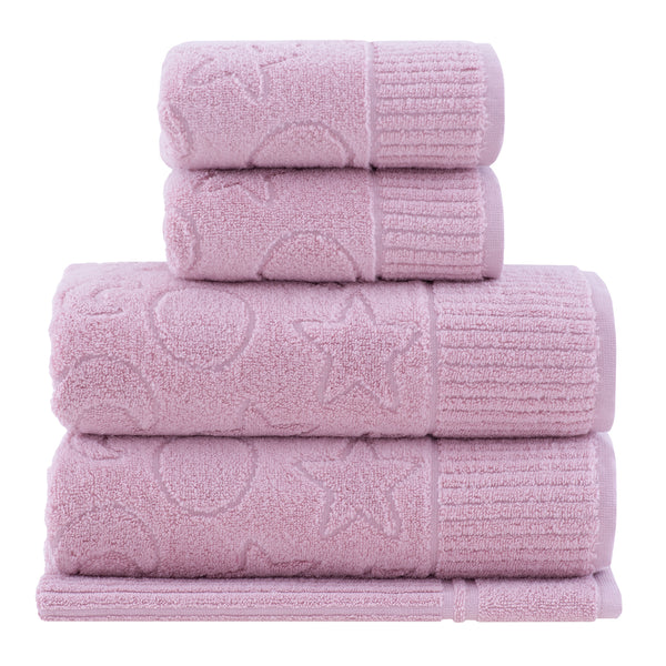 Soft Kids Bath Towel Set Fun Zodiac Design, Ultra-Absorbent Air Cotton by Veluda