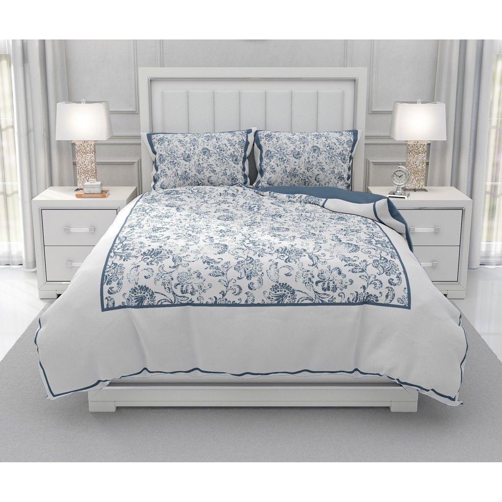 The Acapulco Slate Duvet Cover Bedding Set