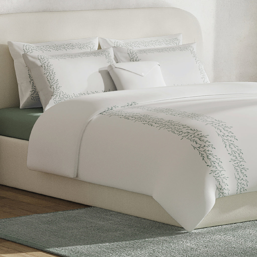 The Adeline Duvet Cover Bedding Set - Sage