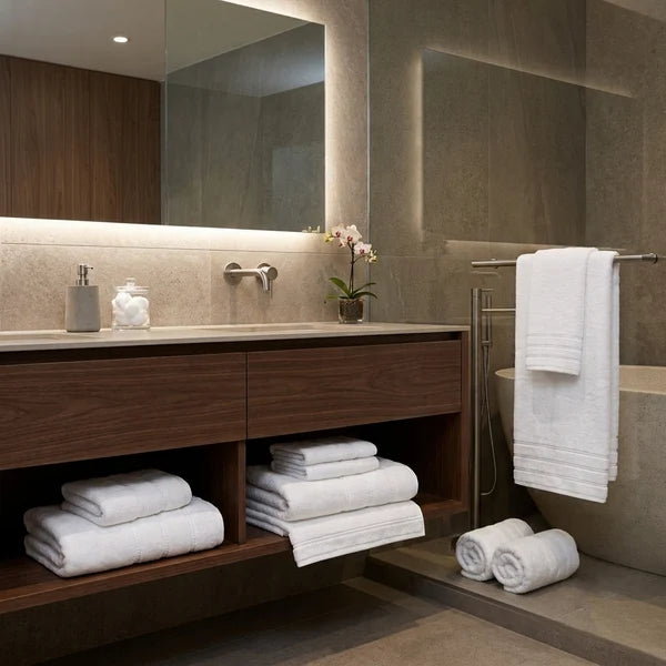 Lightweight Bath Towel – Air Cotton™, Soft & Highly Absorbent Brazilian Cotton by Veluda