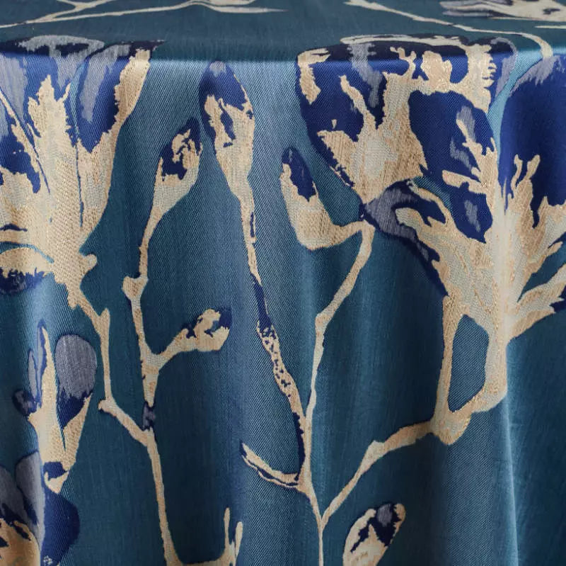 Aria Blue Tablecloth- Reversible