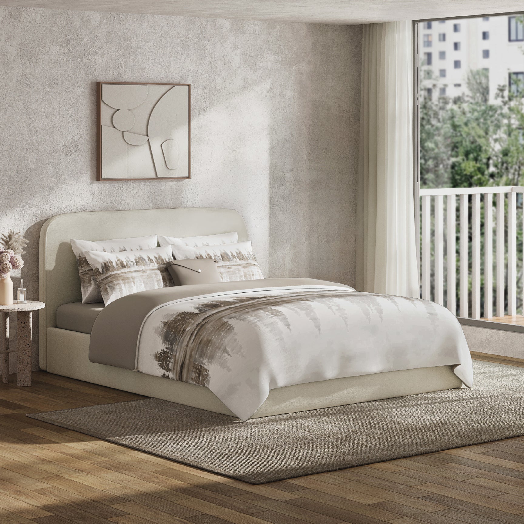 The Callie Duvet Cover Bedding Set - Sepia