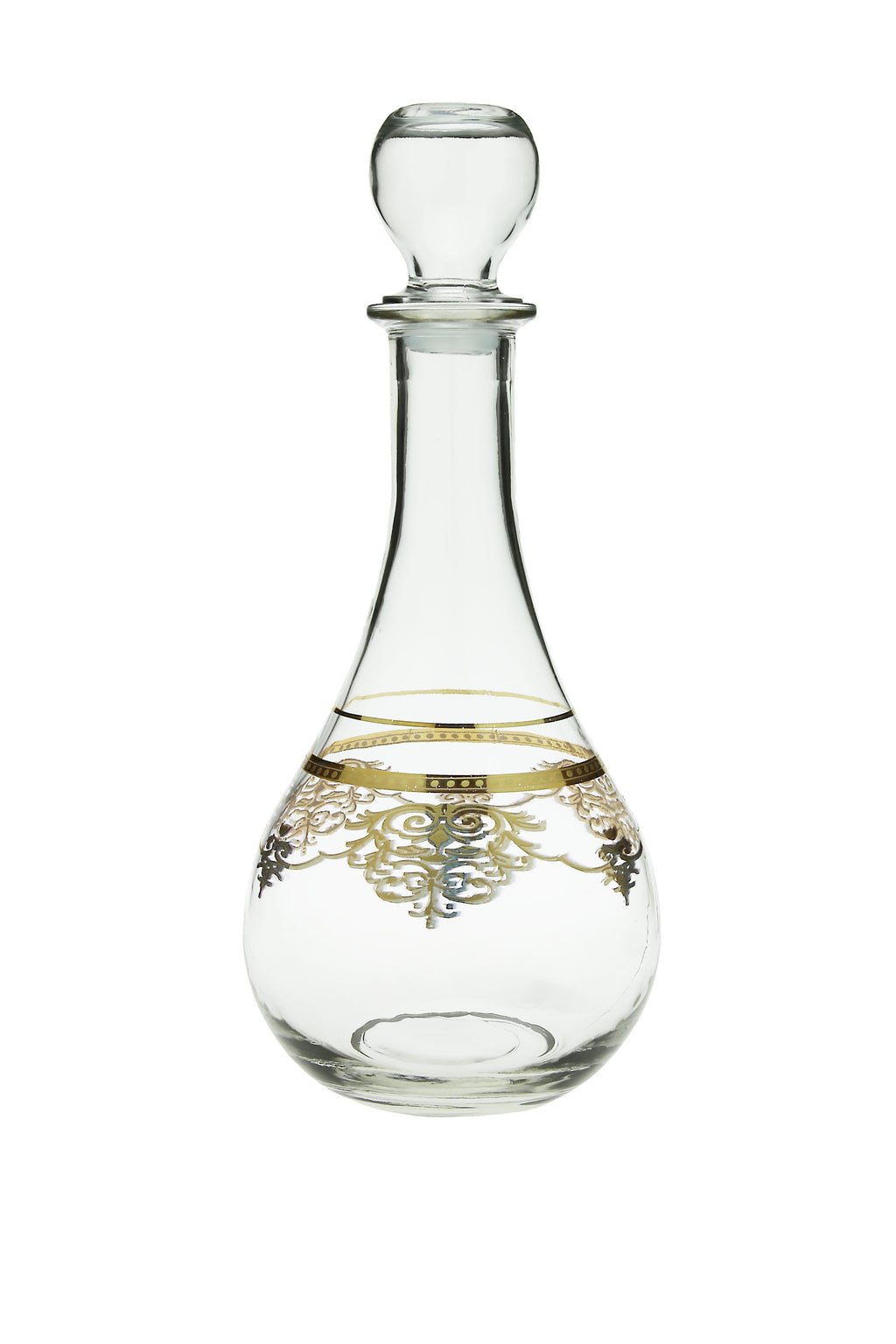 Decanter with Rich Gold Design