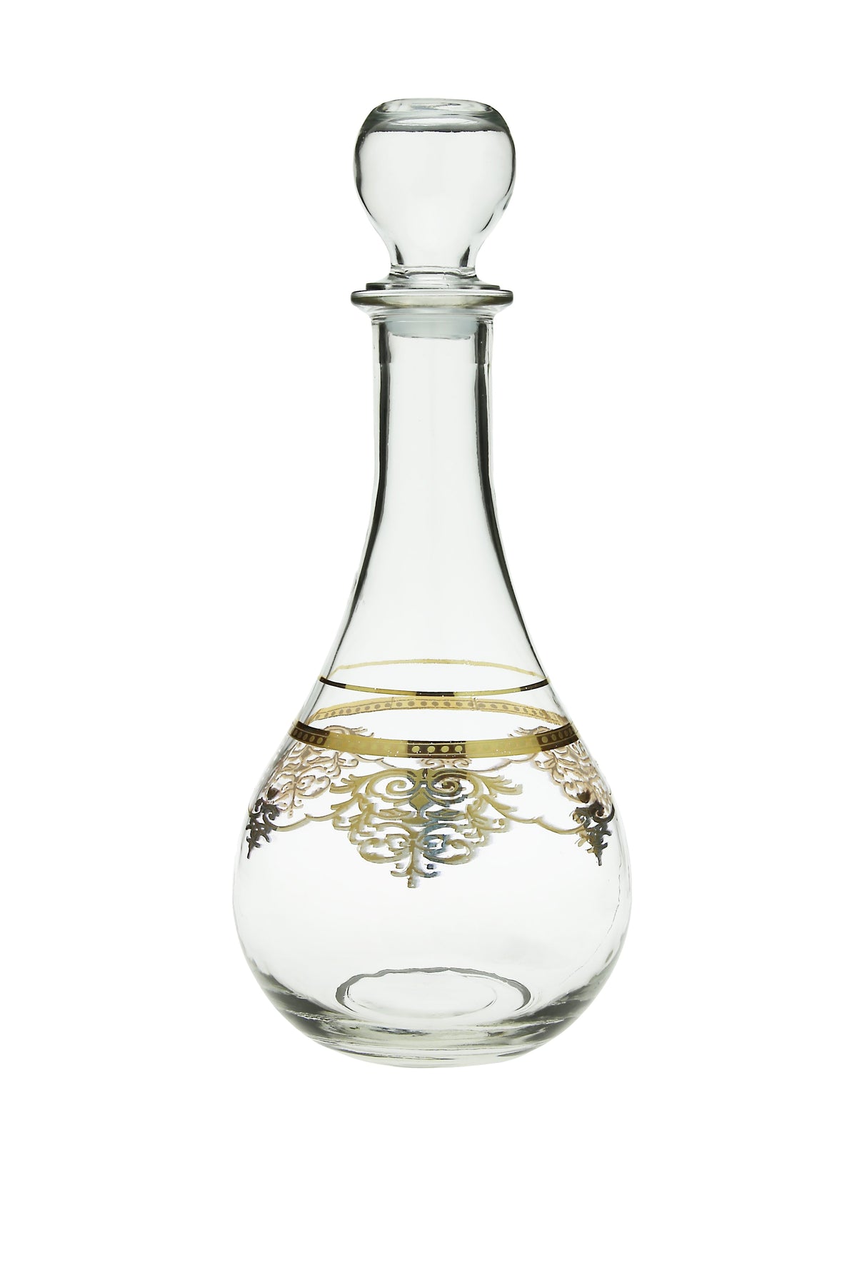 Decanter with Rich Gold Design