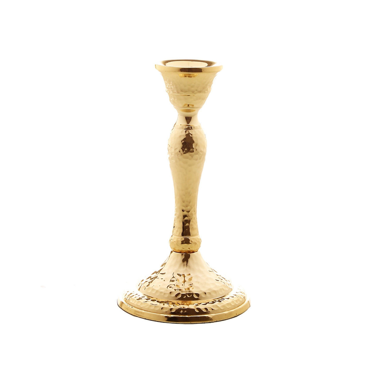 Gold Candlestick - 6.5"H