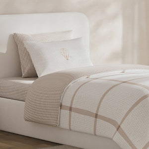 The Emma Duvet Cover Bedding Set - Biscuit