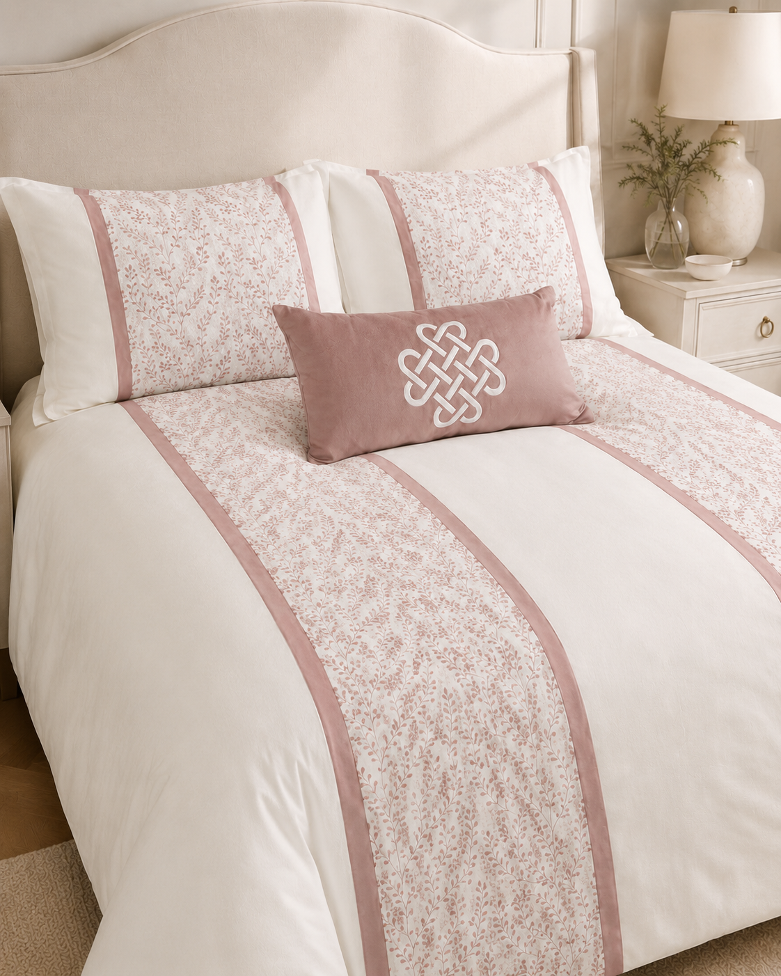 The Botanical Heritage Mauve Duvet Bedding Set